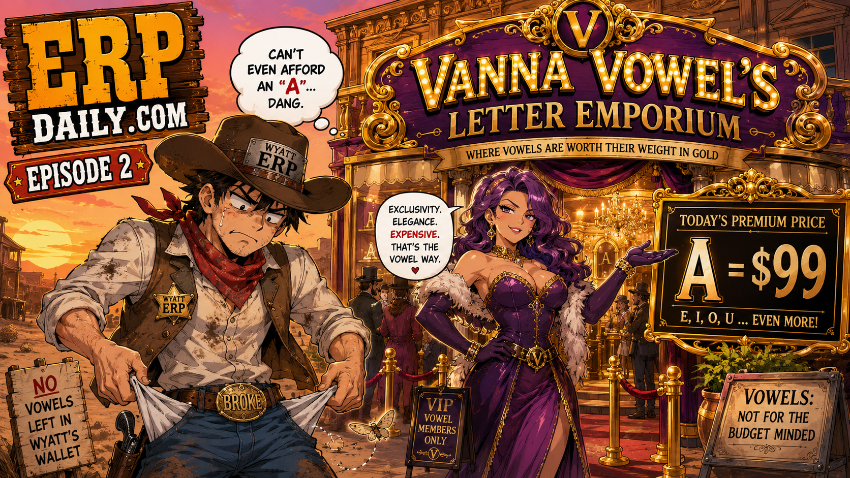 Episode 2: Vanna Vowel's luxury letter market.